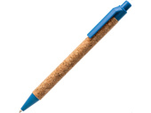 Ручка шариковая COMPER Eco-line с корпусом из пробки (натуральный, голубой)