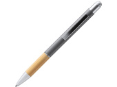 Ручка-стилус металлическая шариковая OLTEN (натуральный, серый)