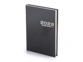 Ежедневник А5 датированный Бумвинил на 2022 год (черный)