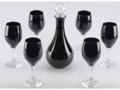 Набор для вина Urals (черный, прозрачный)
