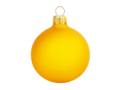 Стеклянный шар на елку Fairy tale Opal, 6 см (желтый)