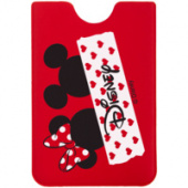 Чехол для карточки Minnie and Mickey, красный
