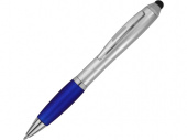 Ручка-стилус шариковая Nash (синий, серебристый)