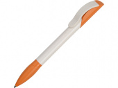Ручка пластиковая шариковая Hattrix Basic (оранжевый, белый)