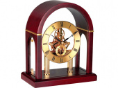 Часы Триумфальная арка (золотистый, красное дерево)