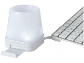 Настольный USB Hub Shine 4 в 1 (белый)