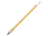 Вечный карандаш Nature из бамбука с ластиком (белый, натуральный)