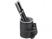 Набор: блекмэн Джей, ручка шариковая, автоматический карандаш (черный, серебристый)