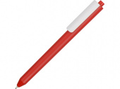 Ручка пластиковая шариковая Pigra P03 (красный, белый)