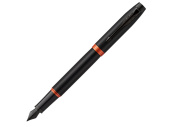Ручка перьевая Parker IM Vibrant Rings Flame Orange (черный, оранжевый)