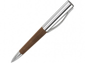 Ручка шариковая Titan Wood (коричневый, серебристый)