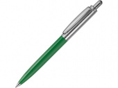 Ручка металлическая шариковая Карузо (зеленый, серебристый)