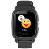 Умные часы для детей Elari KidPhone 2, черные
