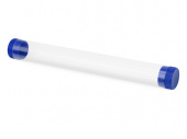 Футляр-туба пластиковый для ручки Tube 2.0 (синий, прозрачный)