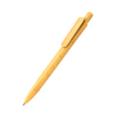 Ручка из биоразлагаемой пшеничной соломы Melanie - Оранжевый OO