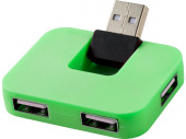 USB Hub Gaia на 4 порта (зеленый)