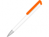 Ручка-подставка Кипер (оранжевый, белый)