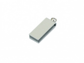 USB 2.0- флешка мини на 64 Гб с мини чипом в цветном корпусе (серебристый)