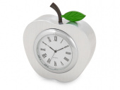 Часы настольные Серебряное яблоко (серебристый)