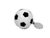 USB 2.0- флешка на 32 Гб в виде футбольного мяча (белый, черный)