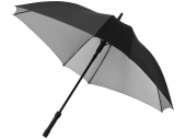 Зонт-трость Square (черный, серебристый)