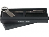 Набор: USB-флешка на 8 Гб, ручка шариковая (черный)
