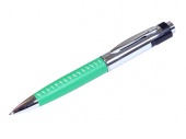 USB-флешка на 16 Гб в виде ручки с мини чипом (зеленый, серебристый)