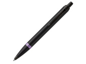 Ручка шариковая Parker IM Vibrant Rings Flame Amethyst Purple (черный, фиолетовый)