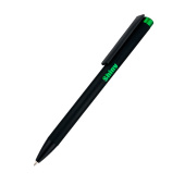 Ручка металлическая Slice Soft, зеленый