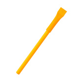 Ручка картонная Greta с колпачком, оранжевый
