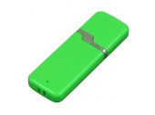 USB 2.0- флешка на 4 Гб с оригинальным колпачком (зеленый)