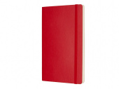 Записная книжка А5  (Large) Classic Soft (нелинованный) (красный)