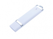 USB 2.0- флешка на 8 Гб Орландо, soft-touch (белый)