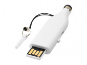 USB-флешка на 4 Гб со стилусом (белый)