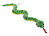 Мягкая игрушка Змея (зеленый, голубой)