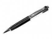 USB-флешка на 16 Гб в виде ручки с мини чипом (черный, серебристый)