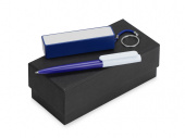 Подарочный набор Essentials Umbo с ручкой и зарядным устройством (синий)