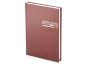 Ежедневник А5 датированный «Бумвинил» 2020, коричневый