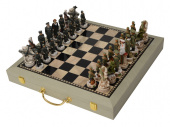 Шахматы День победы (серый, разноцветный)