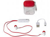 Наушники с функцией Bluetooth® (красный, белый)