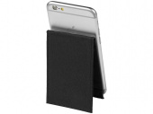 Кошелек-подставка для телефона с защитой от RFID считывания (черный)