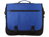 Конференц сумка для документов Anchorage (черный, синий классический )