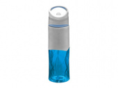 Бутылка спортивная Radius (серый, синий прозрачный)