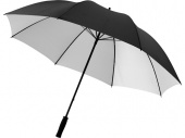 Зонт-трость Yfke (черный, серебристый)