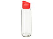 Стеклянная бутылка  Fial, 500 мл (красный, прозрачный)