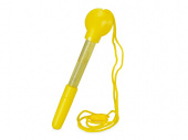 Ручка шариковая с емкостью для мыльных пузырей (желтый)
