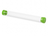 Футляр-туба пластиковый для ручки Tube 2.0 (зеленое яблоко, прозрачный)
