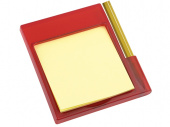Подставка на магните Для заметок (красный, желтый)