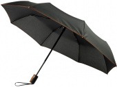 Зонт складной Stark- mini (черный, оранжевый)