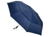 Зонт складной Canopy с большим двойным куполом (d126 см) (синий)